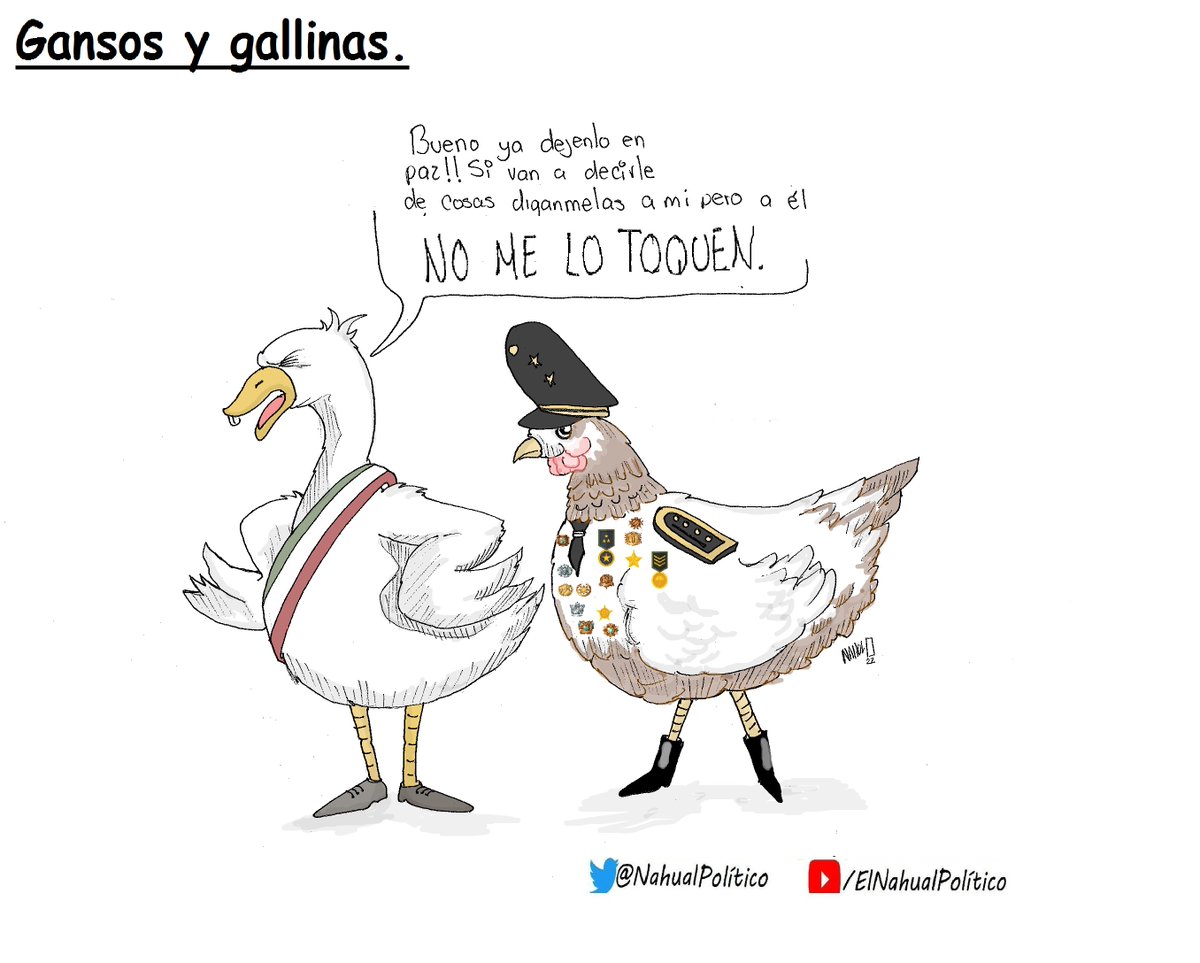 NahualPolitico's tweet photo. @lopezobrador_ sigue molesto pues se han atrevido a molestar a LuisCrescencioSandoval ¿Que le deberá AMLO al ejército para defenderlos tanto?
#SeguridadNacional #Sedena #Incendios #GuacamayaLeaks #monero #caricatura #caricaturapolítica #humor #crítica #dibujo #Cartón #Amlo https://t.co/9RjnYEM9MG