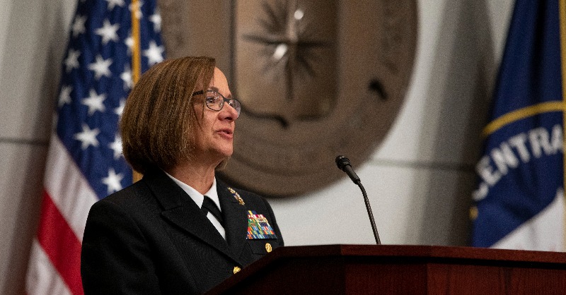 #CIA was proud to host Vice Chief of Naval Operations, Admiral Lisa Franchetti, as keynote speaker for our celebration of the @USNavy birthday. #USNavy247