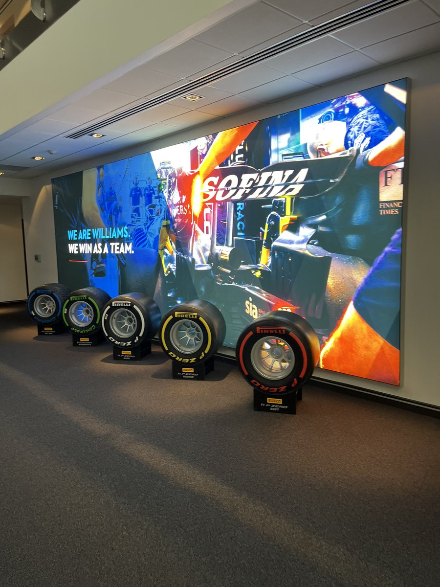 SheedsAnalysis's tweet photo. Lucky enough to spend the afternoon talking race day strategy, data and innovation processes, as well as building culture with good people at @williamsf1 https://t.co/uqD2pBvHgd