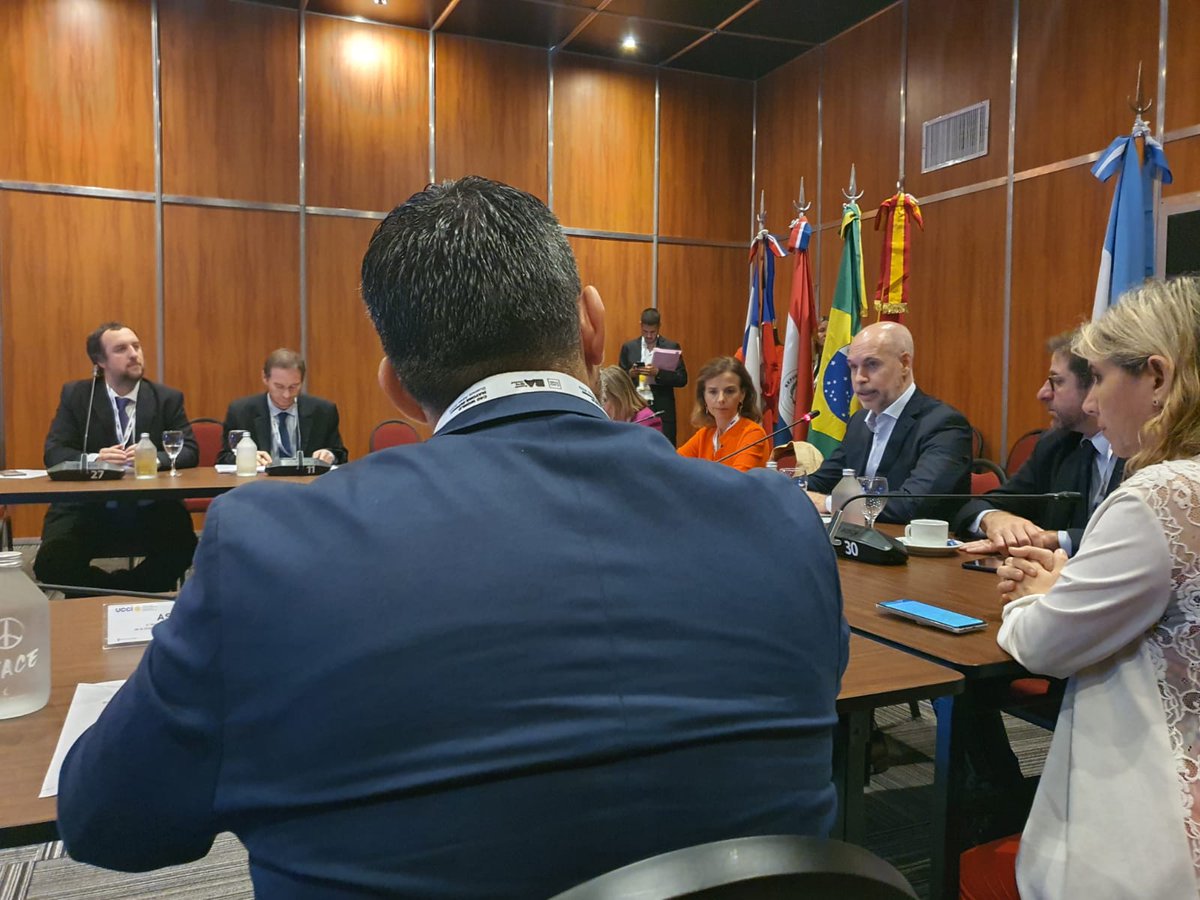 nenechopy's tweet photo. Estamos en Buenos Aires participando de la "XI Reunión de Alcaldes de la Región Cono Sur de la Unión de Ciudades Capitales Iberoamericanas (UCCI)", con participación de Alcaldes de la Región y el mundo. https://t.co/mIg3btmMj6