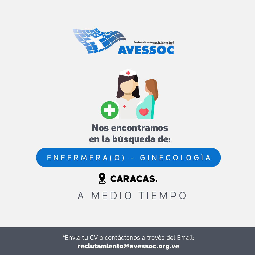 avessoc's tweet photo. ¡Tenemos vacantes abiertas en el área de la salud! 

Revisa aquí las oportunidades laborales y envía tu CV a reclutamiento@avessoc.org.ve indicando la vacante a la que te postulas. 

#Salud #empleocaracas https://t.co/Cx0KBbPi9X