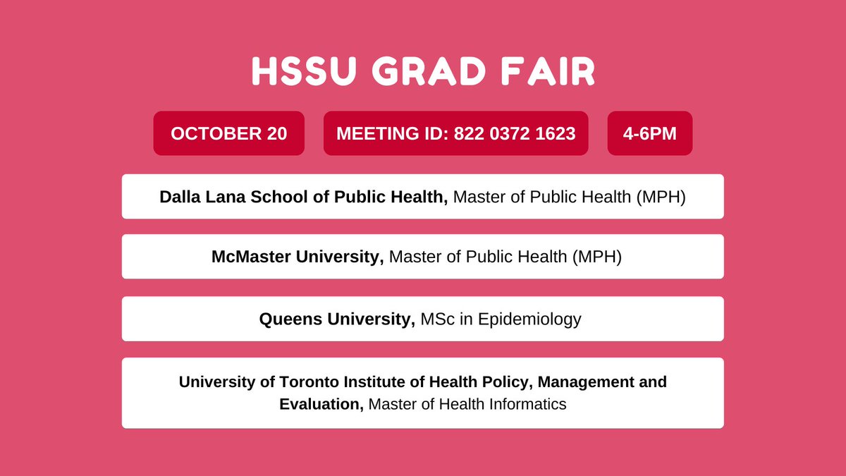 Health Studies Student Union tweet media