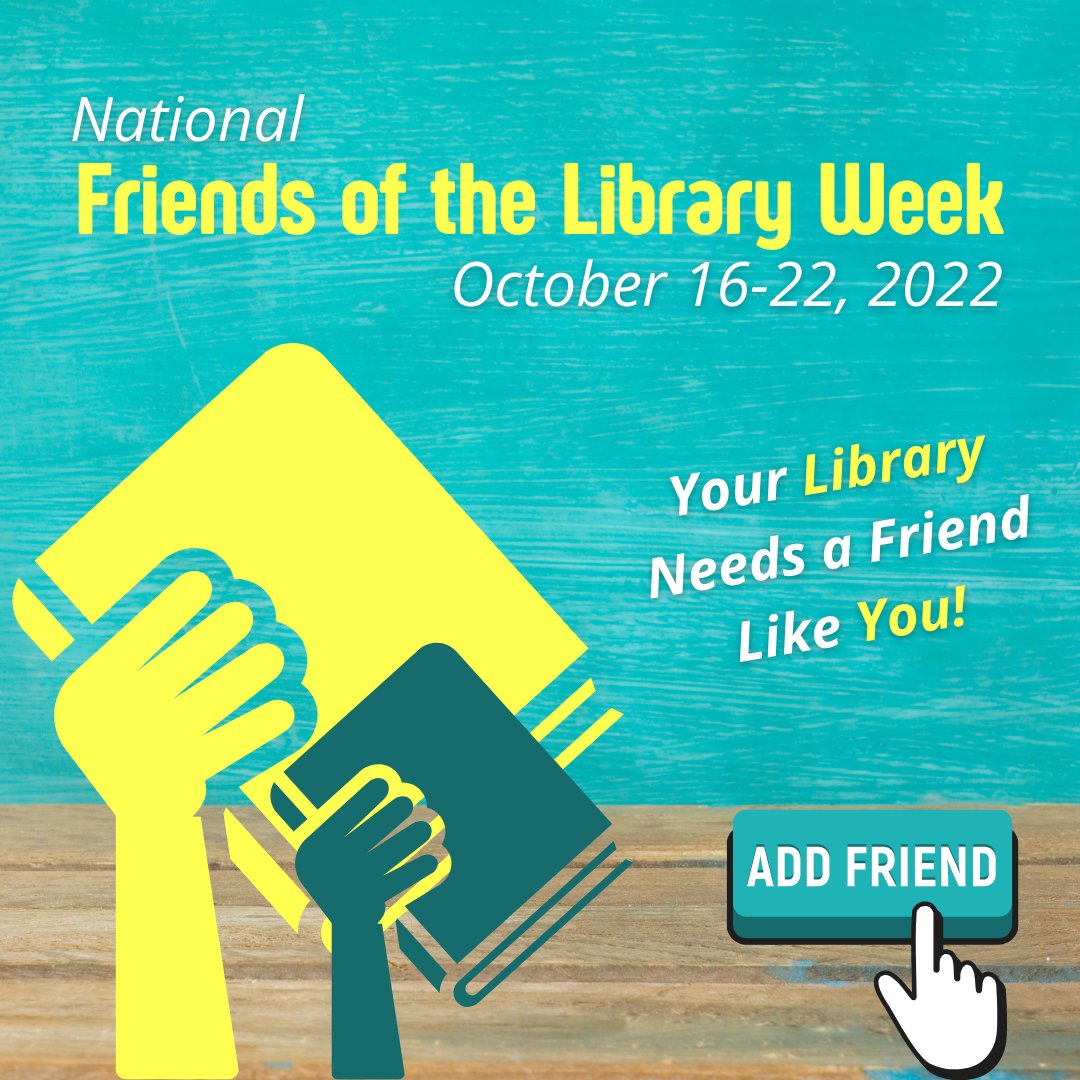 ASKFML's tweet photo. We get by with a little help from our Friends!
Thank you to The Friends of Freeport Memorial Library for their continuous support over many years.
Please join us in saying THANK YOU to our Friends🌟
#NationalFriendsOfTheLibraryWeek #TheFriendsofFreeportMemorialLibrary https://t.co/ZACMnehKzT