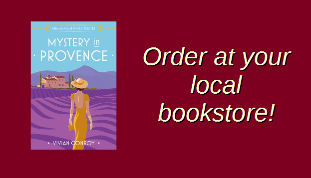 VivWrites's tweet photo. Want to support your local bookstore?
Ask for Mystery in Provence there! #shoplocal #supportbookstores https://t.co/0QdHXE8xKC