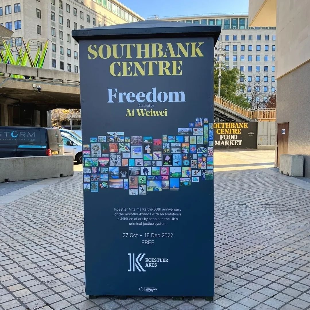 mizogArt's tweet photo. Just over a week to go!!
A massive task for all at @koestlerarts, but where there's a will, there's Ai Weiwei

🎨Freedom, curated by Ai Weiwei
 @southbankcentre

27 Oct – 18 Dec 
🔗https://t.co/PYSyrhopQP

#Freedom #UnlocktheTalentInside #PrisonArt #ArtinPrison #AiWeiwei https://t.co/mubmjdl4EE
