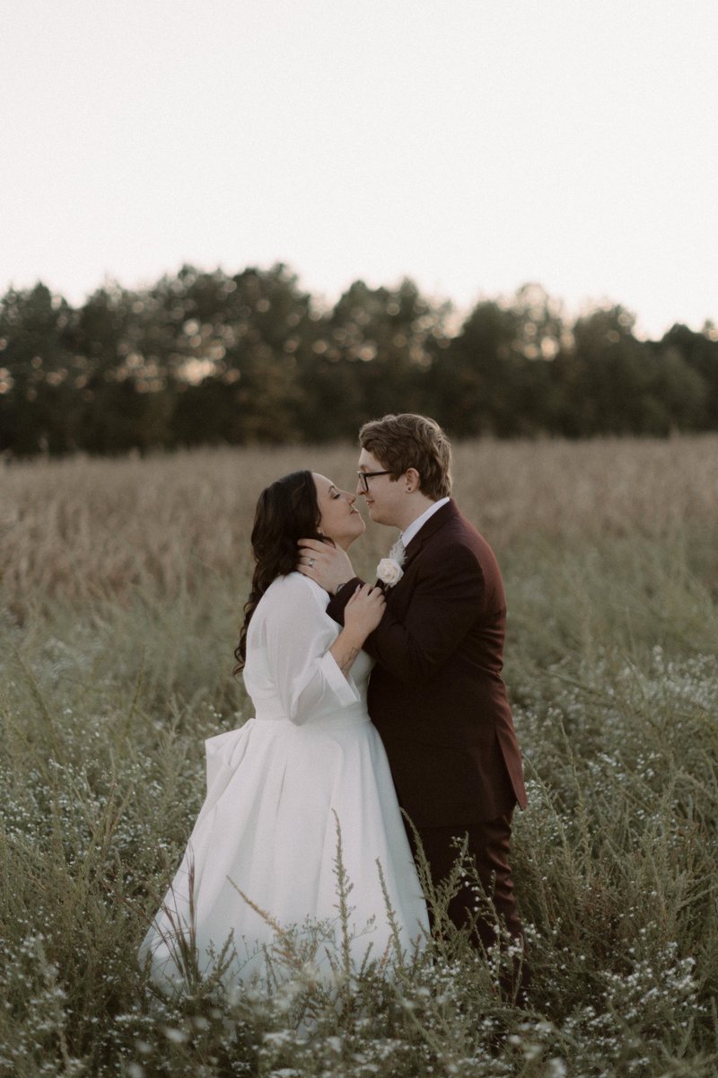 TaylorDCaridi's tweet photo. ✨My husband✨
I can’t believe we got married last weekend. We had the whimsical woodsy wedding I dreamed of &amp; our color scheme &amp; rays burgundy suit were all just a perfect match. We had our first dance surrounded by dry ice &amp; we looked like we were on a cloud🥹 I’m so happy https://t.co/9NYijE1TQl