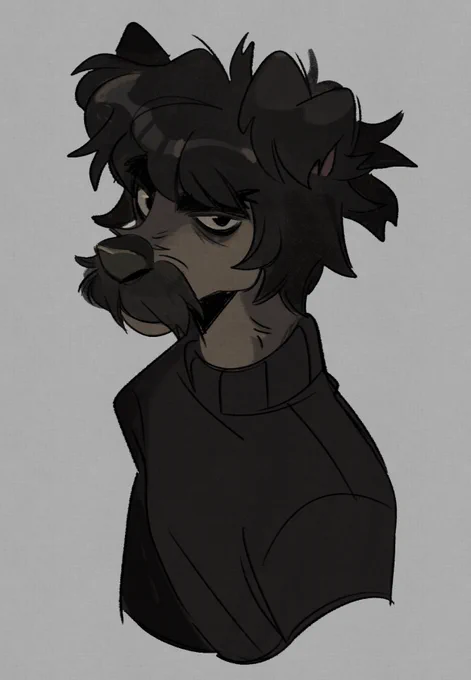 I've been imagining my OC Otis as a terrier mix. I think it fits.   