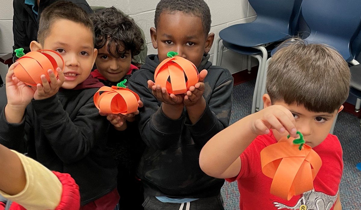 MrsHarris_RPE (@mrsharris_rpe) on Twitter photo Pre-K created 3D pumpkins during Wacky Wednesday aka Art Day! We had a ton of fun!π <a href="/HumbleISD_RPE/">River Pines Elementary</a> <a href="/VisualArtHumble/">Humble ISD Visual Arts</a> <a href="/HumbleISD_PREK/">HumbleISD ECE</a> #LeapLoveLearn #HumbleARTISTS Pre-K created 3D pumpkins during Wacky Wednesday aka Art Day! We had a ton of fun!π <a href="/HumbleISD_RPE/">River Pines Elementary</a> <a href="/VisualArtHumble/">Humble ISD Visual Arts</a> <a href="/HumbleISD_PREK/">HumbleISD ECE</a> #LeapLoveLearn #HumbleARTISTS
