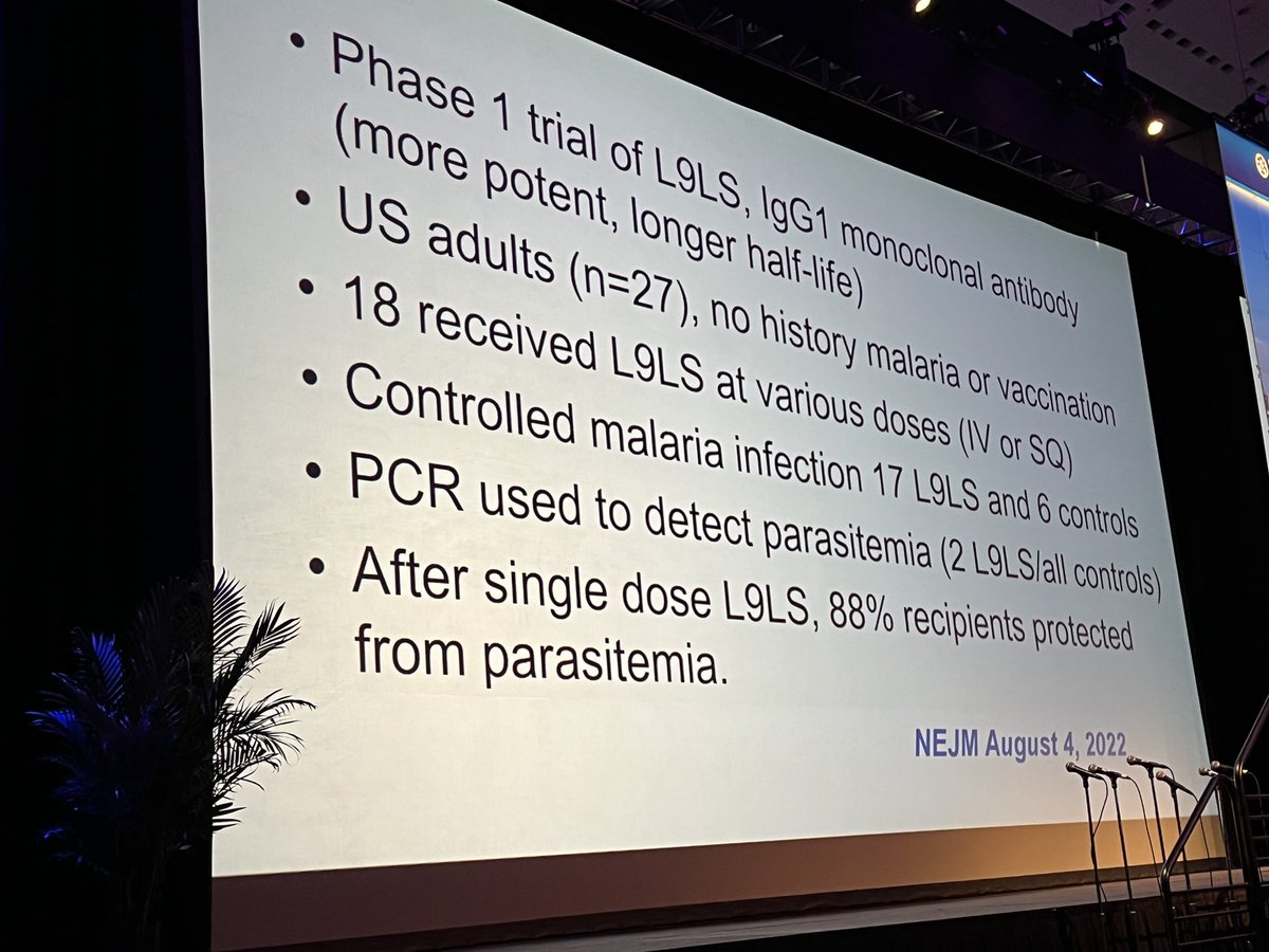 SAIRABT's tweet photo. #idweek2022 what’s hot in clinical #ID #idtwitter Dr Malani @PreetiNMalani #malaria #L9LS https://t.co/5dtbJ6CV6i