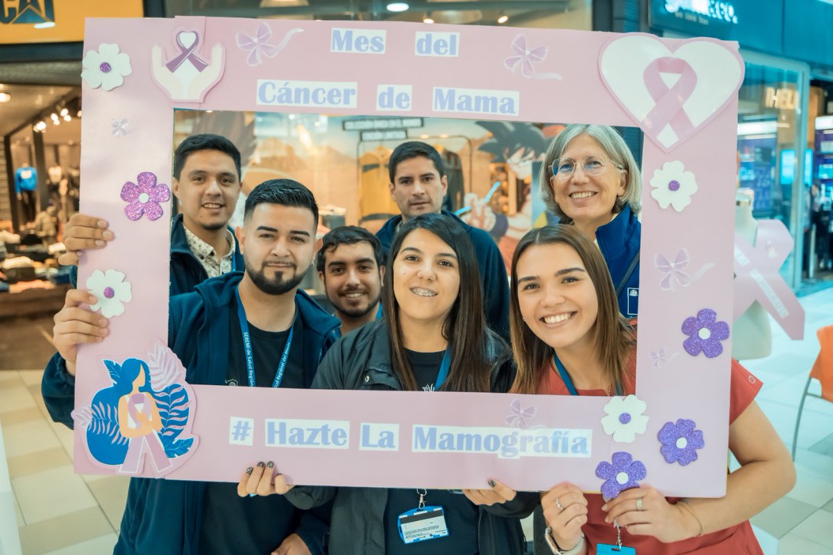 SeremiSaludM's tweet photo. En Mall Portal Centro, la seremi Gloria Icaza fue parte de conmemoración del Día Mundial de la Lucha Contra el #CáncerDeMama oportunidad en que la Autoridad Sanitaria realizó una feria de promoción y operativo de salud. #HazteLaMamografía https://t.co/soiViA5b4C