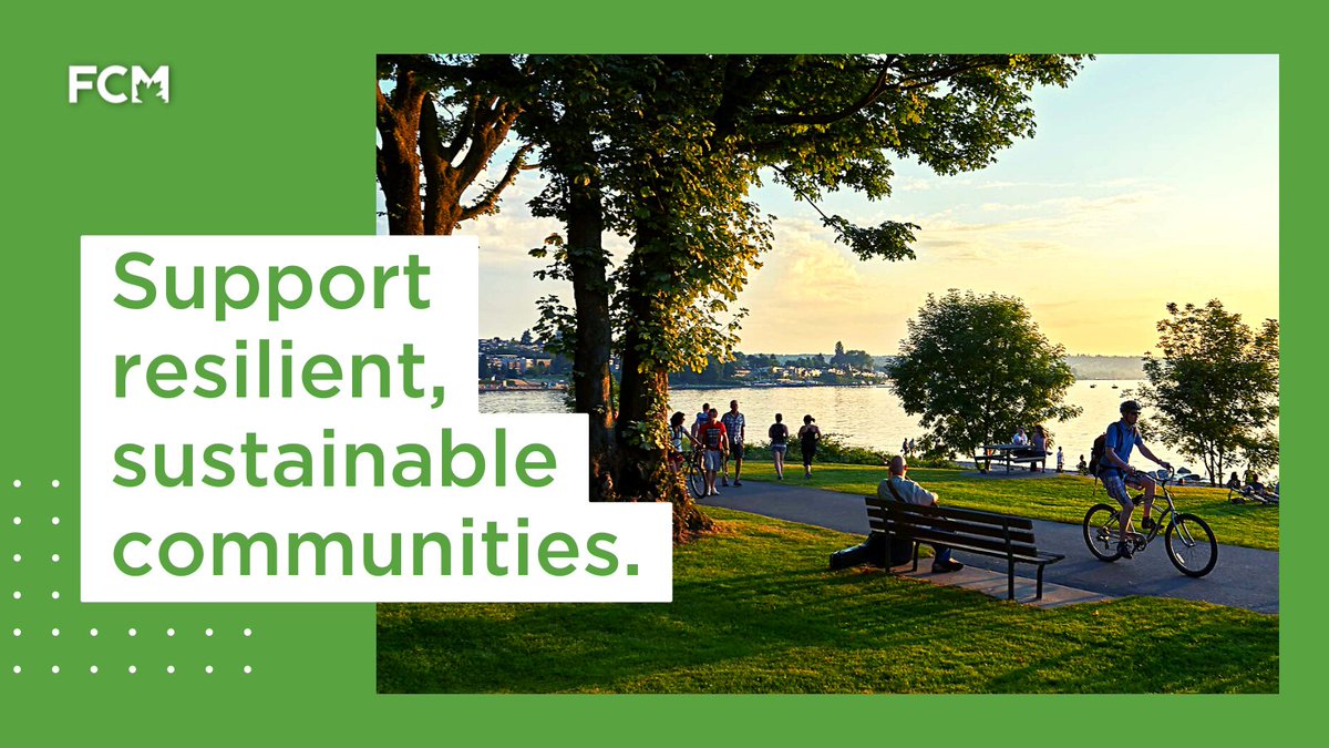 FCM_online's tweet photo. Municipalities are on the front lines of climate extremes and are leading the way on bringing emissions down. Rapidly scaling up local mitigation and adaptation efforts is essential to achieving Canada's 2030 GHG reduction targets. https://t.co/J4CaXQhVsl https://t.co/1BqHaXgZJp
