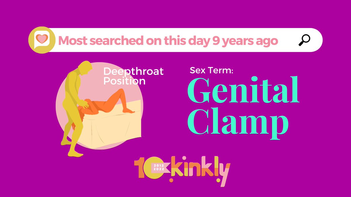 See what was searched most 9 years ago today on Kinkly. Tap here to see our 10 top positions and terms over the last 10 years: bit.ly/3S8rXUg #kinkly10 #sexpositions #sexterms #sexpositive #kinky