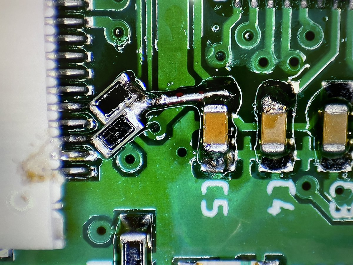 This is what you get to do after you forget to put I2C pull-ups in the prototype design. At least it was a relatively simple fix though!