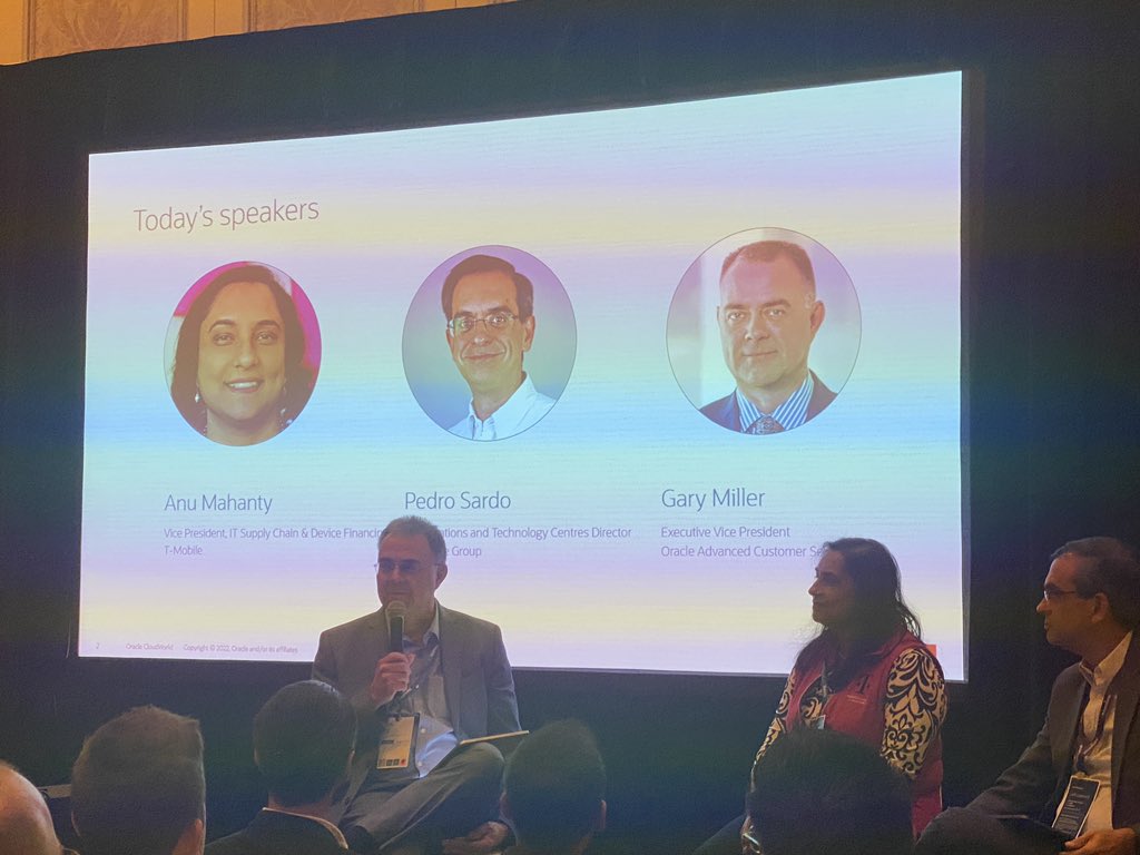 Just heard a great session from Oracle + T-Mobile + Vodafone. Highlighted the value of tech partnerships, the ability to push your partners to new heights. Good lessons for tech suppliers and telcos. #CloudWorld #OCW