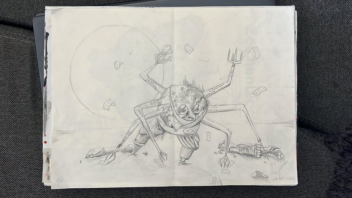 mx12art's tweet photo. Beginning of an Auction for Sketch and framed print „VOICELESS“ via #bitcointalk
Starting bid: #BTC 1,500,000 #sats
Minimum Bid Increment: 0.001 BTC 100,000 sats
Auction Ends at #bitcoin #blocknumber 759837 (Sniping: 10 minute standard sniping rule.)
Still silence. https://t.co/gypjUDWwoQ