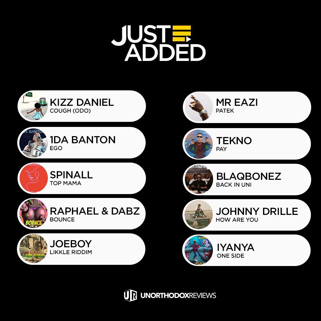 heisability_'s tweet photo. All the new fire from Naij just added to our βNaija Heatβ π³π¬π¦
π₯ @AppleMusic playlist!
β’ @KizzDaniel β Cough
β’ @1dabanton β Ego
β’ @Spinall β Top Mama
β’ @_Raphzy & @Boydabz β Bounce
β’ @Joeboy β Likkle Riddim
All na fire hit #firehit https://t.co/eo1vxGPLcO