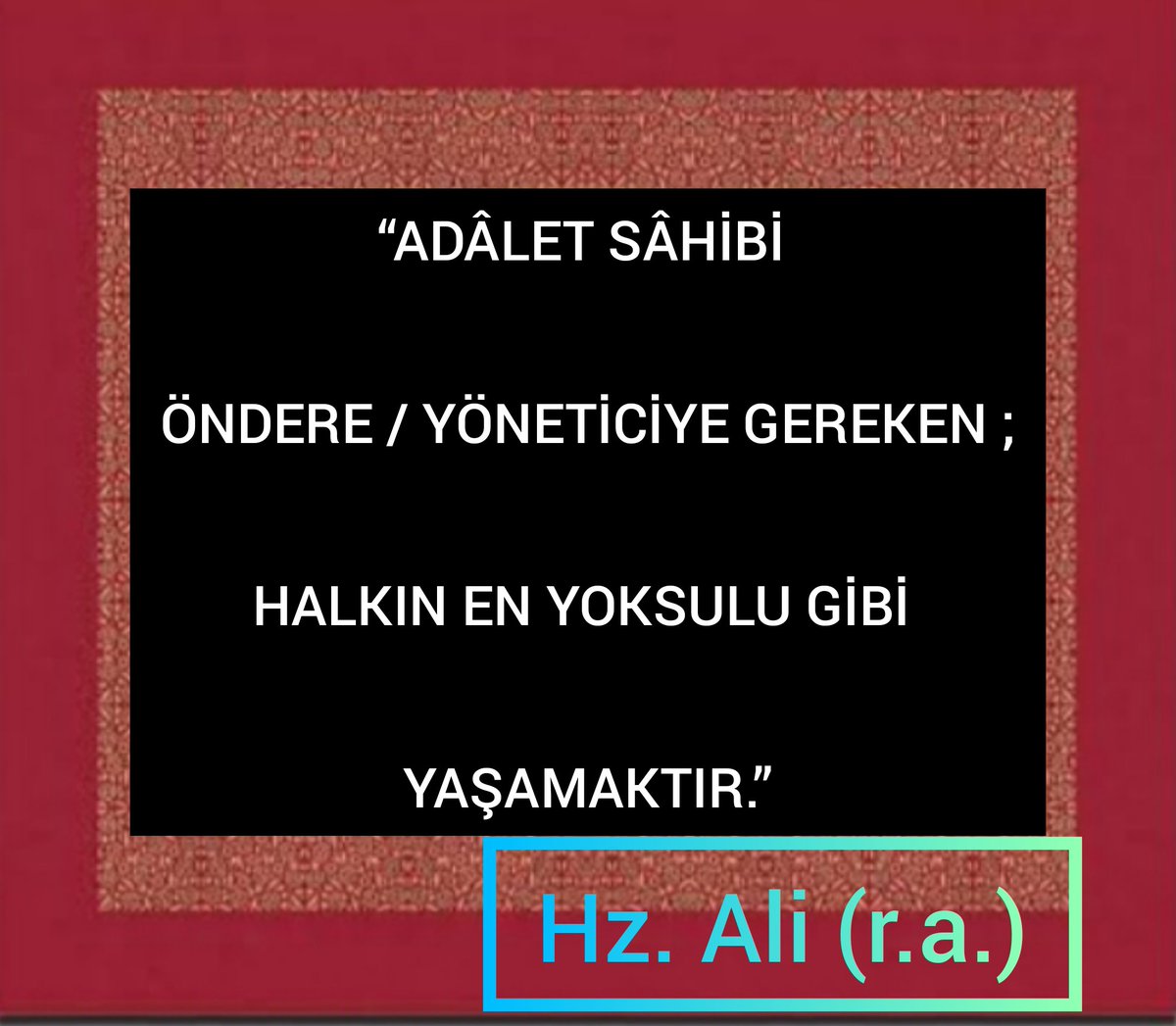 Yusuf (asm)'a : Yeryüzünün hazîneleri elinde olduğu halde, ne diye açlık çekiyorsun..? denildi. Şu ilginç cevâbı verdi : Kendim doyup da, açları unutmaktan korkuyorum...