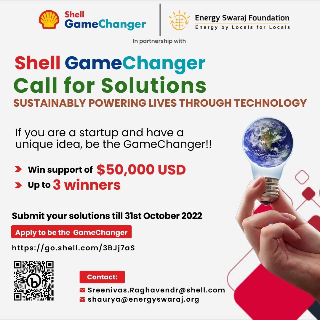 doinbengal's tweet photo. #startupindia
#ShellGameChanger
» If investment (read: seed money) is what you may be looking for your early-stage startup, here’s something for you.
Make the most of it 👍🏻 https://t.co/v1mXs1yNa5