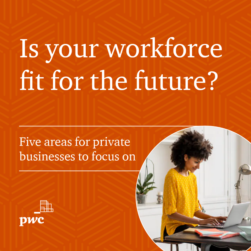 PwC's tweet photo. In recent years, global forces, including the COVID-19 #pandemic, have changed the way people work, resulting in technology, diversity, and social awareness gaining importance.

Discover why it's important for organisations to rethink the future of work.