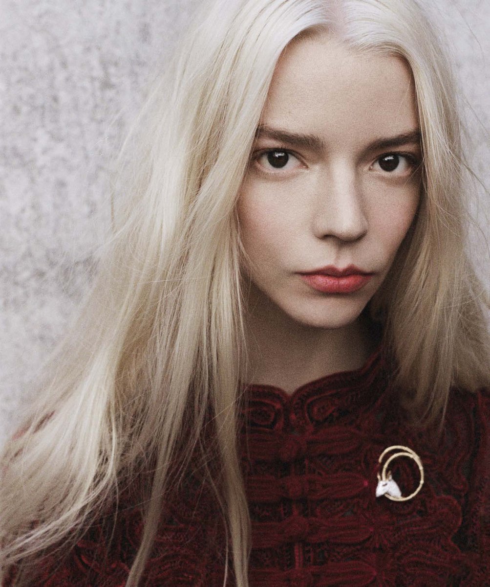 TheWallGroup's tweet photo. “I just had this dream that I was clinging to and desperately trying to make happen. And then it did.” - #AnyaTaylorJoy on the start of her acting career for @vogueaustralia.

Hair by #GregoryRussell, photographed by #JessRubyJames. #TWGArtists https://t.co/3PqNw4SCTP