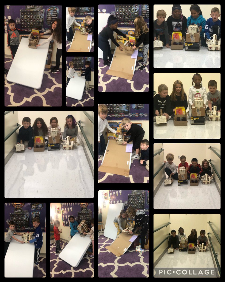 laulreb's tweet photo. STEM week has been fun! In a group we designed and built a “contraption.” The objective was to build one that would slide down a ramp the fastest. We used 3 different ramps to test our contraptions! 
#WoburnSTEMWeek
#MassSTEMWeek
@AKMaynes https://t.co/8UKbyAyGWw