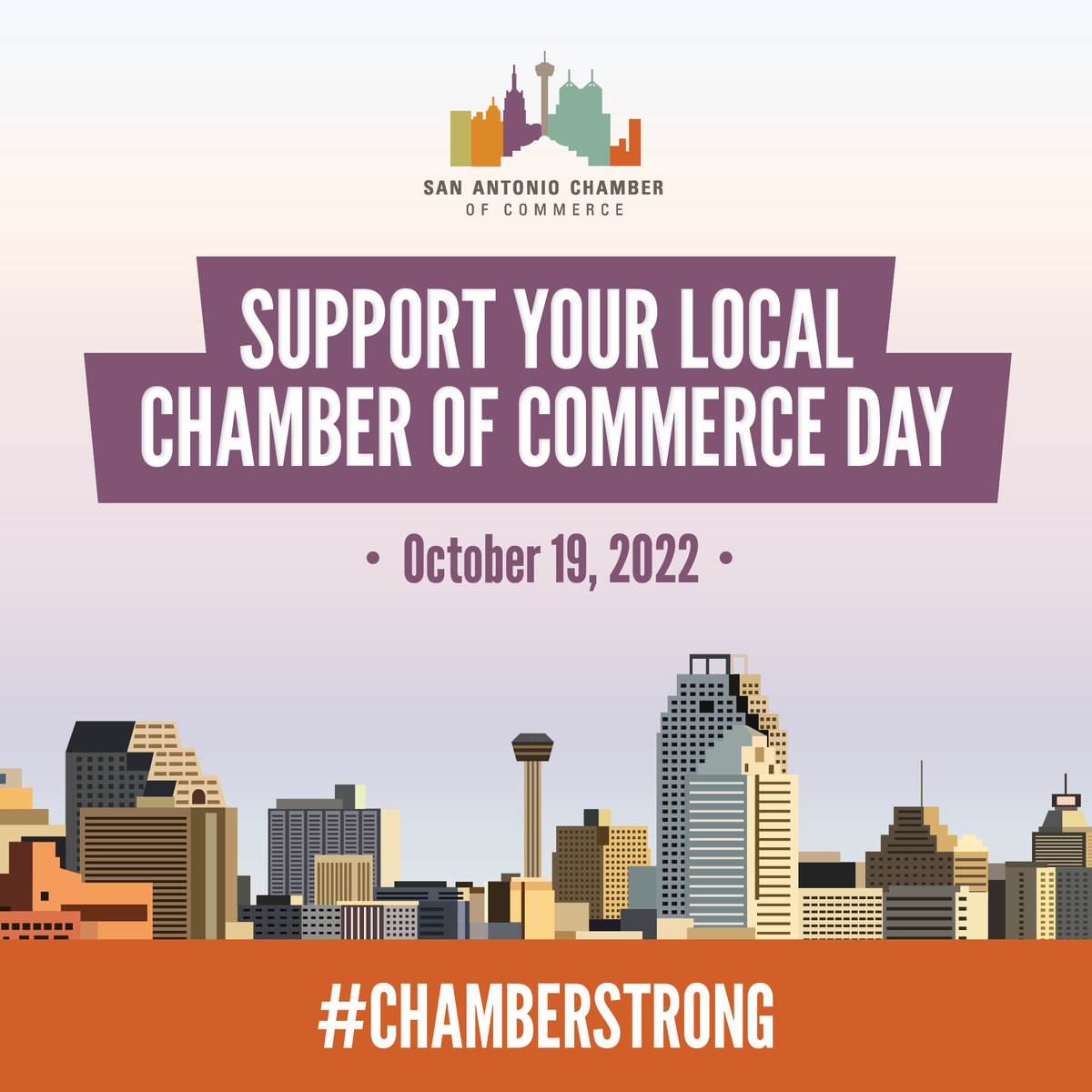 Today is Support Your Local Chamber of Commerce Day! Check out some of the contributions we have made to #SATX here: sachamber.org/history/ and share your favorite thing about being a member of the San Antonio Chamber of Commerce. #chamberstrong
