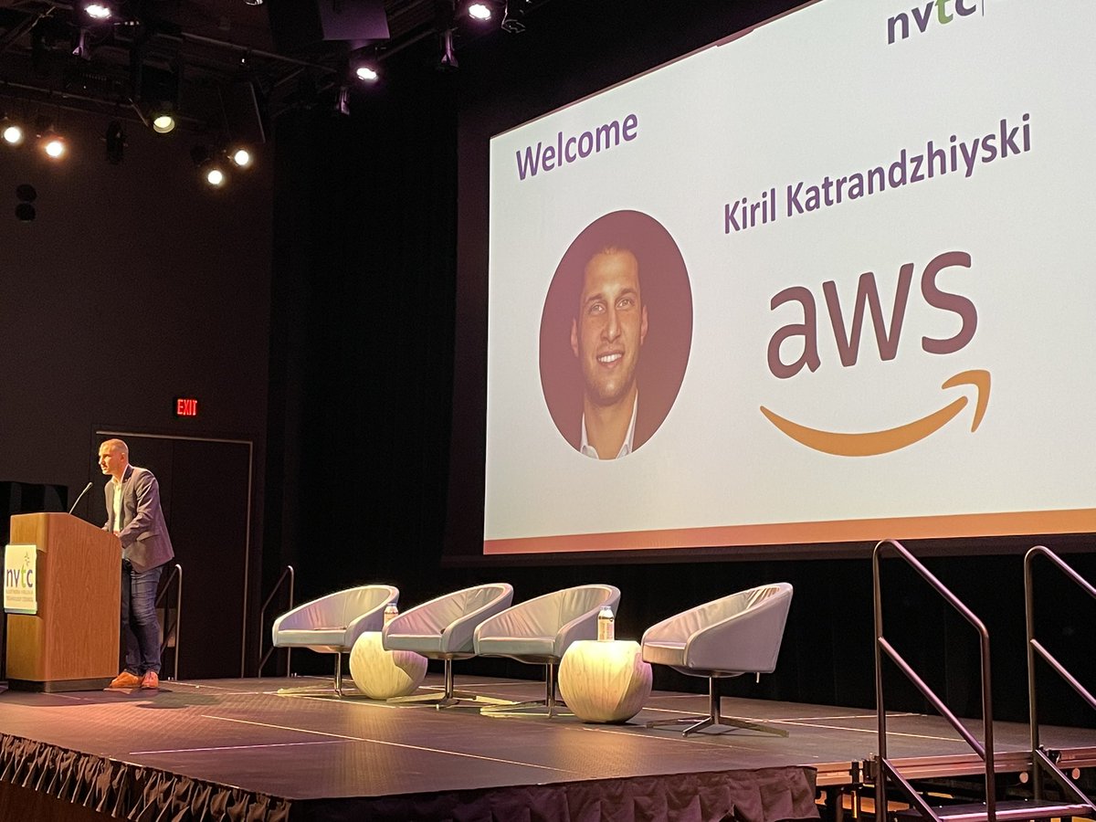 tshoran's tweet photo. Introducing our opening panel! Thank you @awscloud  for your support! #nvtc #capitalcyber @NoVATechCouncil https://t.co/LDCAeFErp0