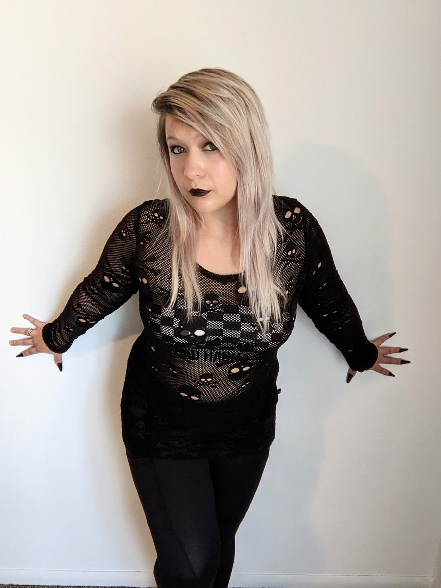 VampireFreaks's tweet photo. Love this pic sent in by @lucidghost_plays rocking in the Skull Sorcerer Top β οΈπ₯π€©
#altstyle #spooky #vampire #gothfashion #gothstyle #gothicfashion #vamp #vampirefreaks #altfashion #alternative #gothfit #emofit #punkfit #emofashion #emostyle #customerpic https://t.co/mXXxmj2zpT