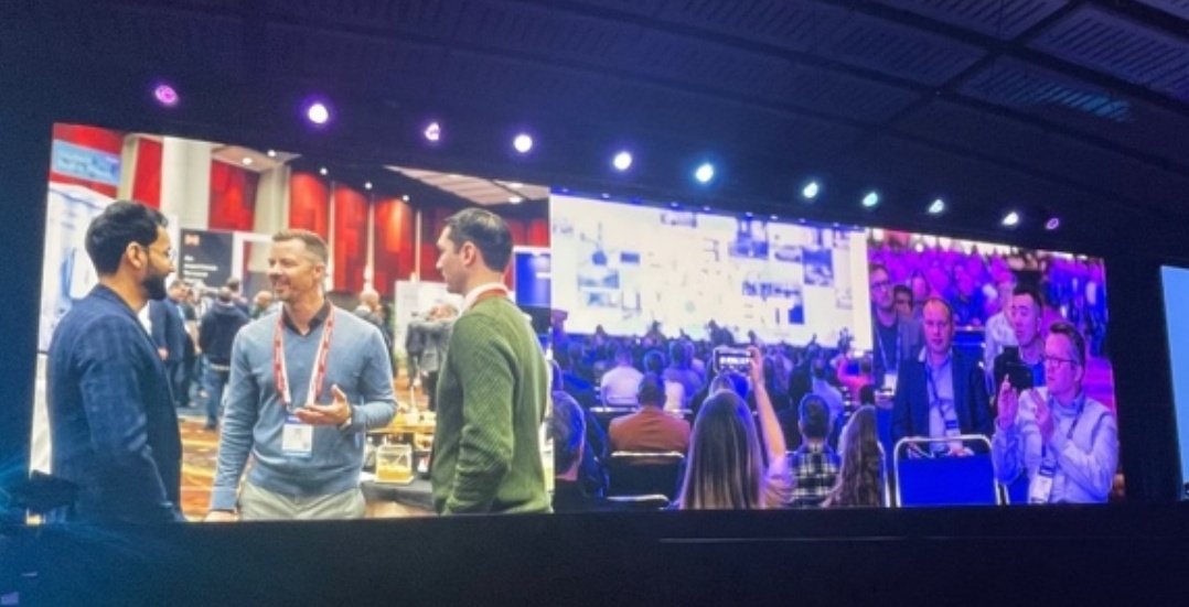 Wow! Got a chance to be on BIG screen today in #SitecoreSYM #Sitecore