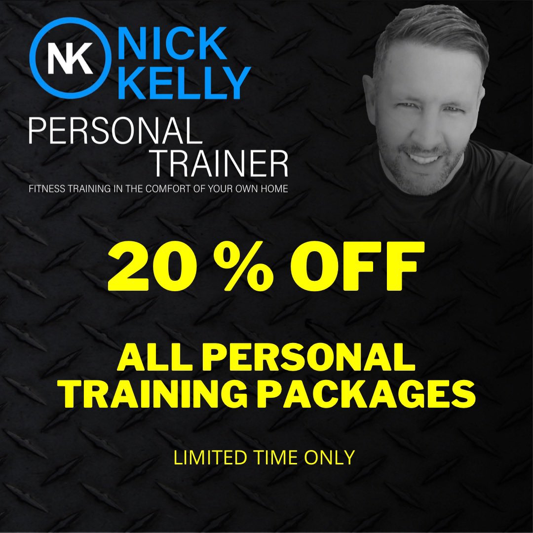 New launch 20% off personal training packs. #sandbankspt #weightlosspoole #fatlosspoole