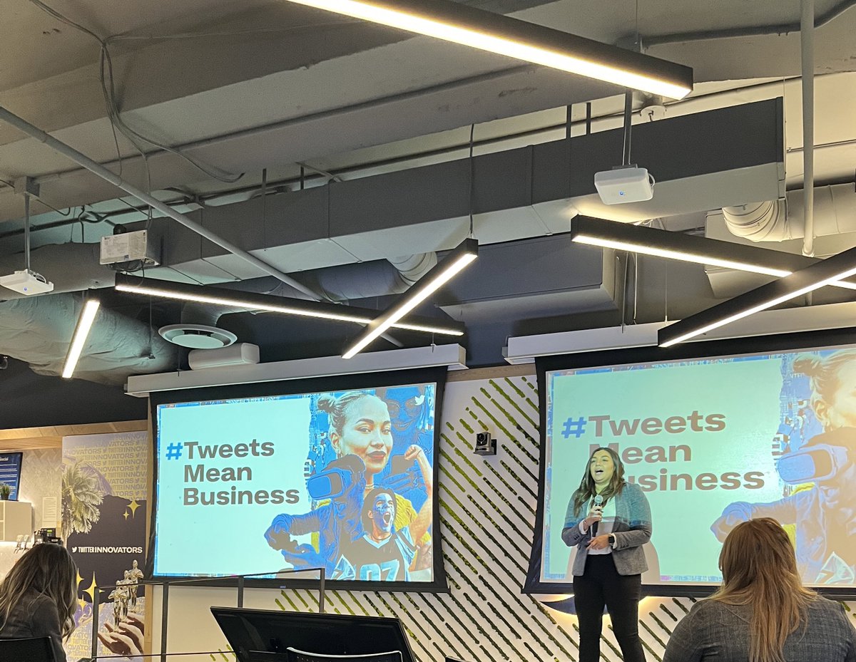 jvberg's tweet photo. Tweets Mean Business and @eb_winters breaks down Twitter’s newest ad solutions for ‘Drive to Buy’ #TwitterInnovators 🛍️🛒 https://t.co/T9uXTk1S7S