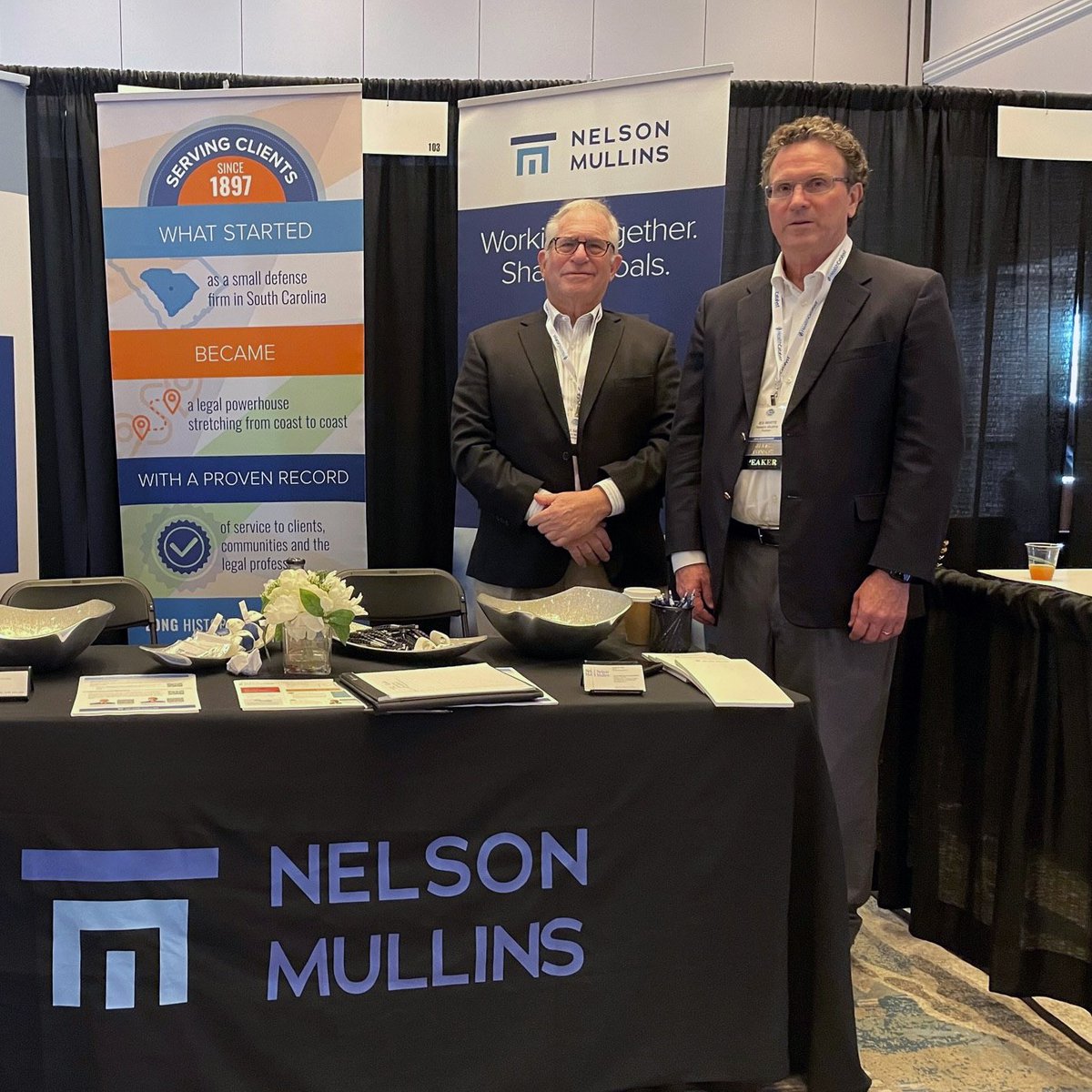 NelsonMullins's tweet photo. Healthcare partners Ed White and Mike Segal participated in FLAACOS 2022 Annual Conference in a panel discussion titled, "Health Equity - VBC Realizing Equity, Access and Community Health. Will it really impact the benchmark?" #FLAACOS #NMHealthcare #VBC https://t.co/1d6wX9QKDA