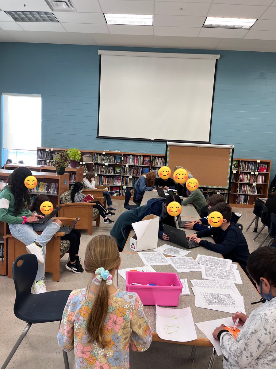 WHPSnews's tweet photo. Rainy day? No problem! Our library commons provides a dry haven for homework, reading, or creative work! #yrdsb #library #education #learning #librarycommons #inquirybased https://t.co/uV2mP3YYcn