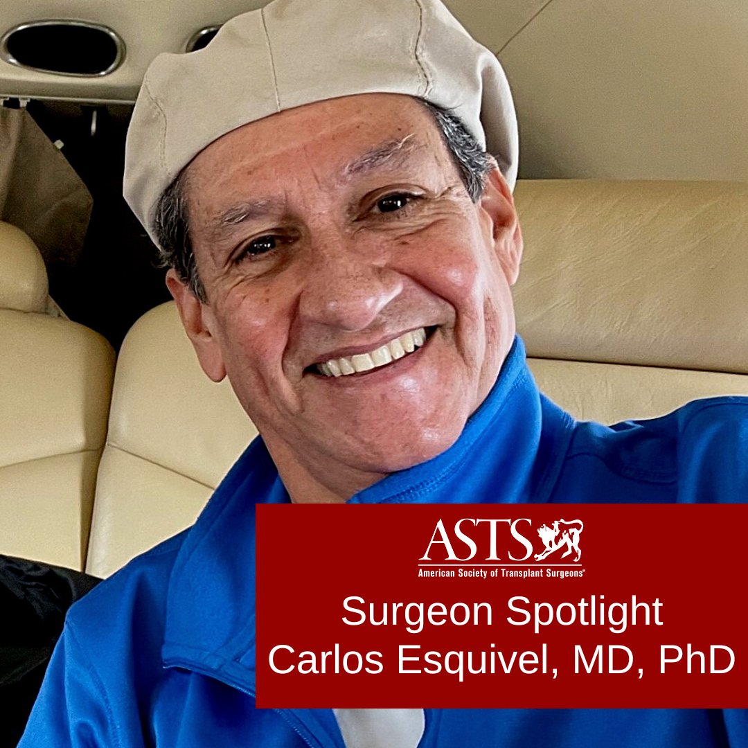 ASTSChimera's tweet photo. "To become a member of such an amazing international community, and to contribute to it, albeit modestly, it is such an incredible honor!" - Dr. Carlos Esquivel

Read more about Dr. Esquivel's transplant journey in our Chimera's Surgeon Spotlight! https://t.co/tYVEDEaC6K https://t.co/GxxfX7ghpN