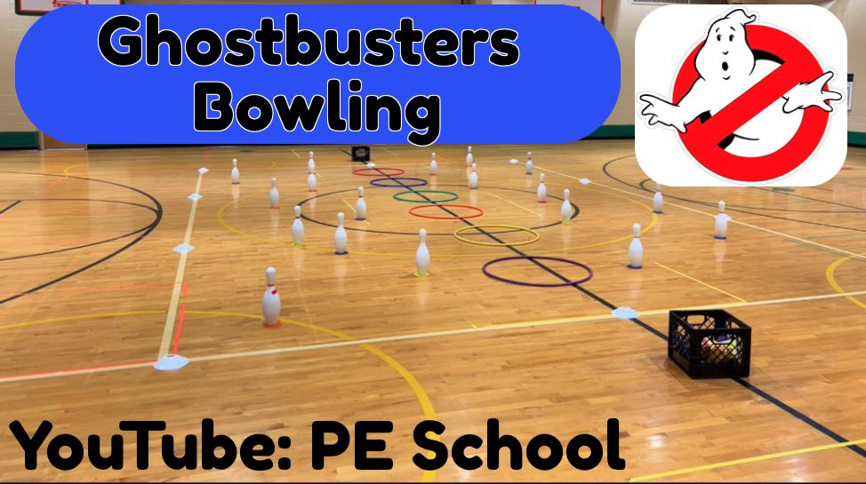 PESchoolYT's tweet photo. 👻🎳 Ghostbusters Bowling! 🎳👻

Try out this Halloween bowling game with your PE classes! Full directions video ⬇️⬇️

https://t.co/Cri6MwYGlN https://t.co/dfuqr9Urub