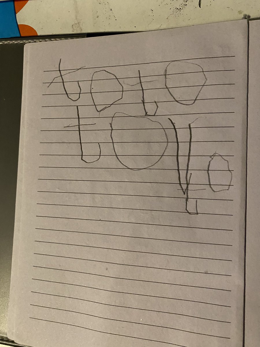 kimeeds's tweet photo. Axel came home today telling me he on the wow rainbow for learning to write a new word, I asked him what word he been writing and he said ‘to’ and showed me how he writes it and to think this time last year he was struggling to talk and we thought he was behind, he doing so well https://t.co/w4uI9s9FPv