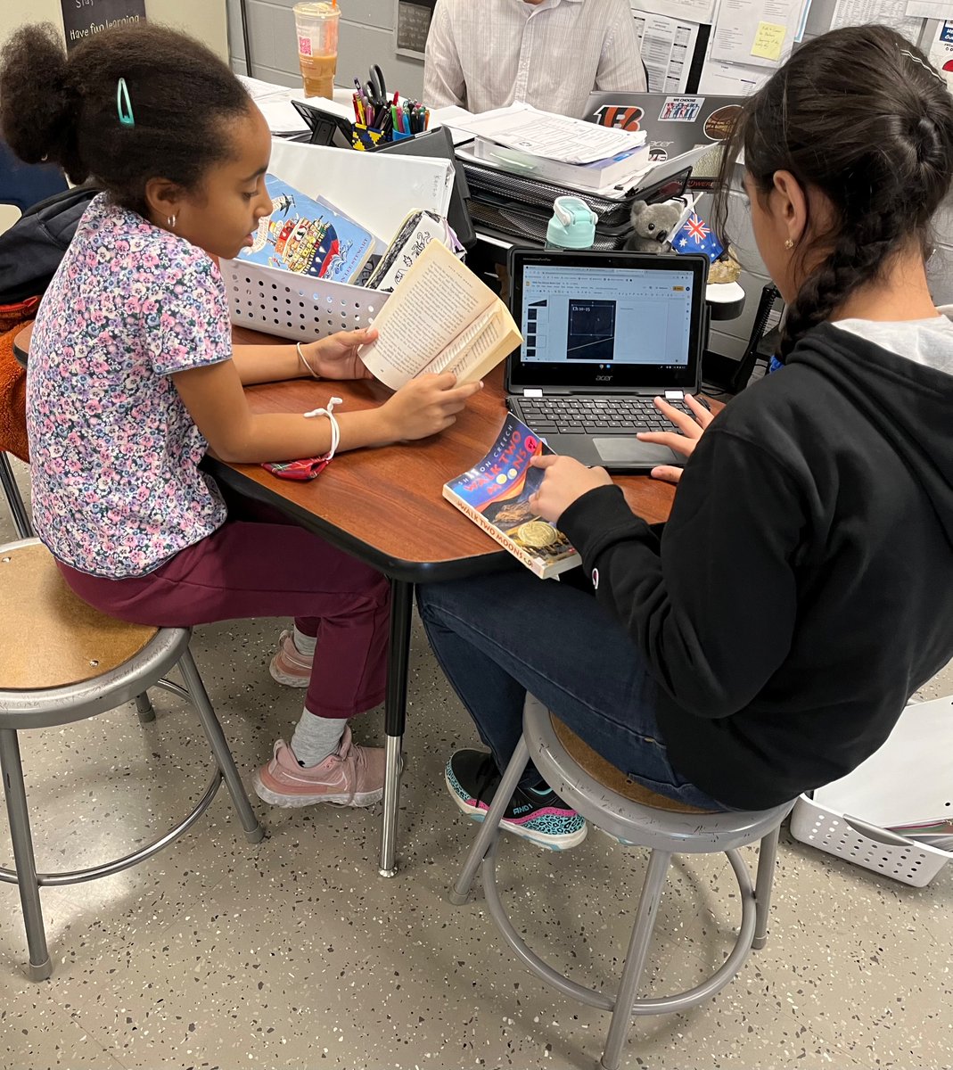 wolves_greer's tweet photo. Love the discussion and deep thinking going on in our book clubs! @wolvestweet #WEareLakota #WEchooseLakota https://t.co/G0Ic5fkrn4