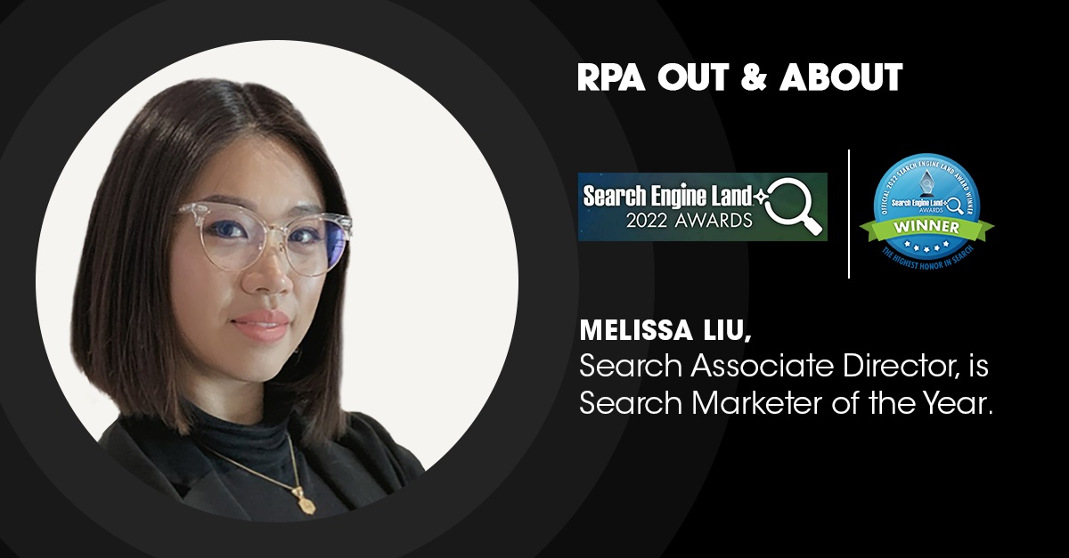 BIG congratulations are in order for <a href="/MelSearchThings/">Melissa liu</a>, Search Engine Land's Search Marketer of the Year winner! 🔍
