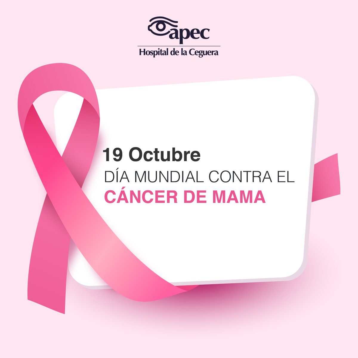 El cuidarte es quererte.💓 19 de octubre, día mundial contra el cáncer de mama.🌸