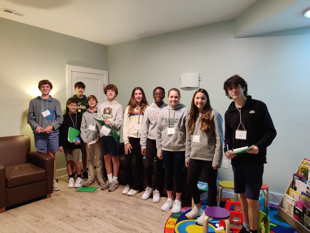 HousingFirstRVA's tweet photo. Students from Collegiate Middle School toured with us yesterday in an effort to learn about homelessness in the Richmond area. We loved having them, and we hope they come back to visit soon! Thank you for highlighting this important topic, Collegiate! #WeLoveOurCommunityPartners https://t.co/Ry987tj1WO