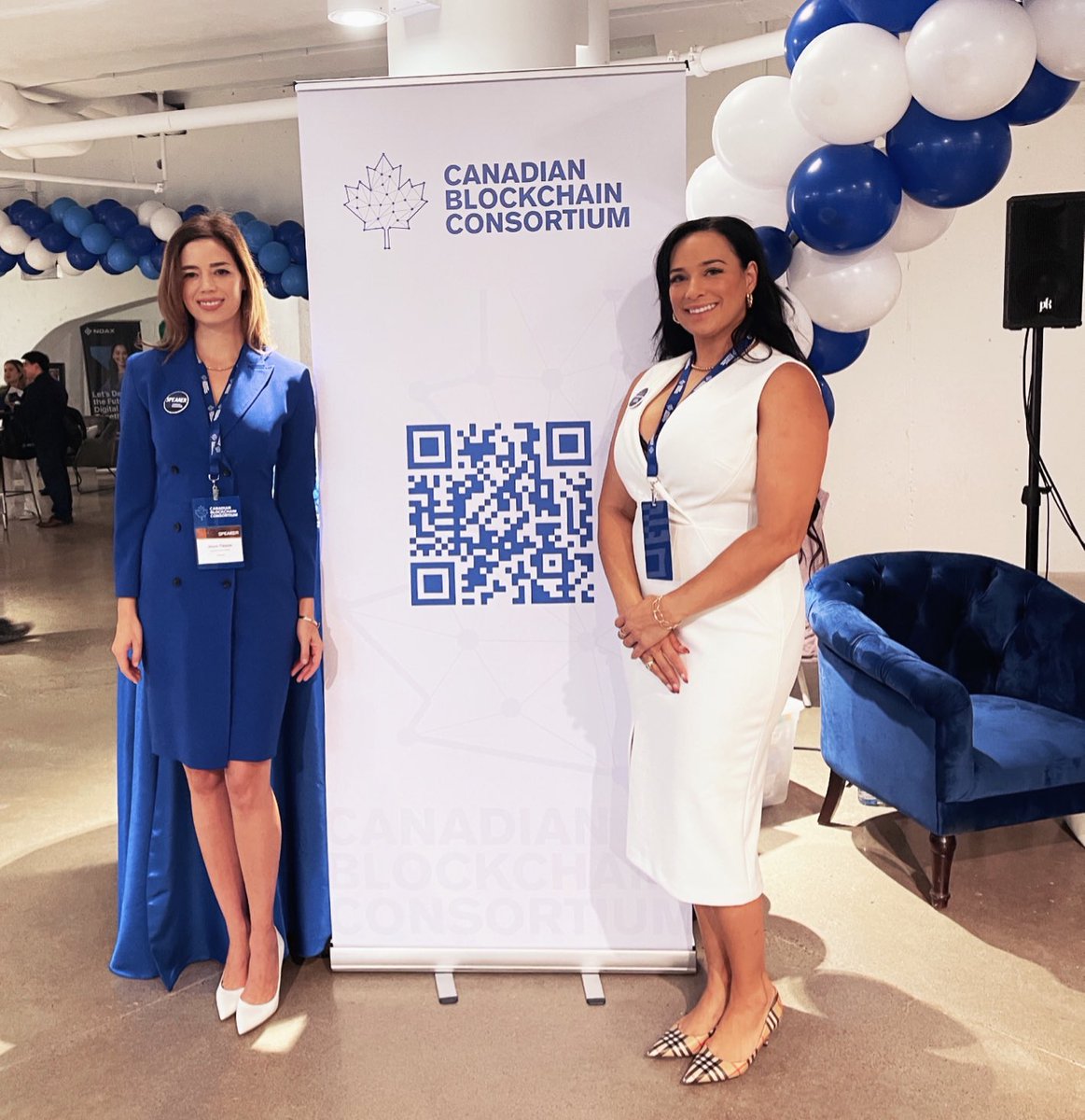 Such a great first day so far at the ⁦@Blockchain_CBC⁩ #CanadaBlockchain Summit! 

⁦<a href="/ABInnovates/">Alberta Innovates</a>⁩ ⁦<a href="/Guild_One_Inc/">GuildOne</a>⁩ ⁦<a href="/Koleyayyc/">Koleya</a>⁩ #cryptocurrency #blockchain