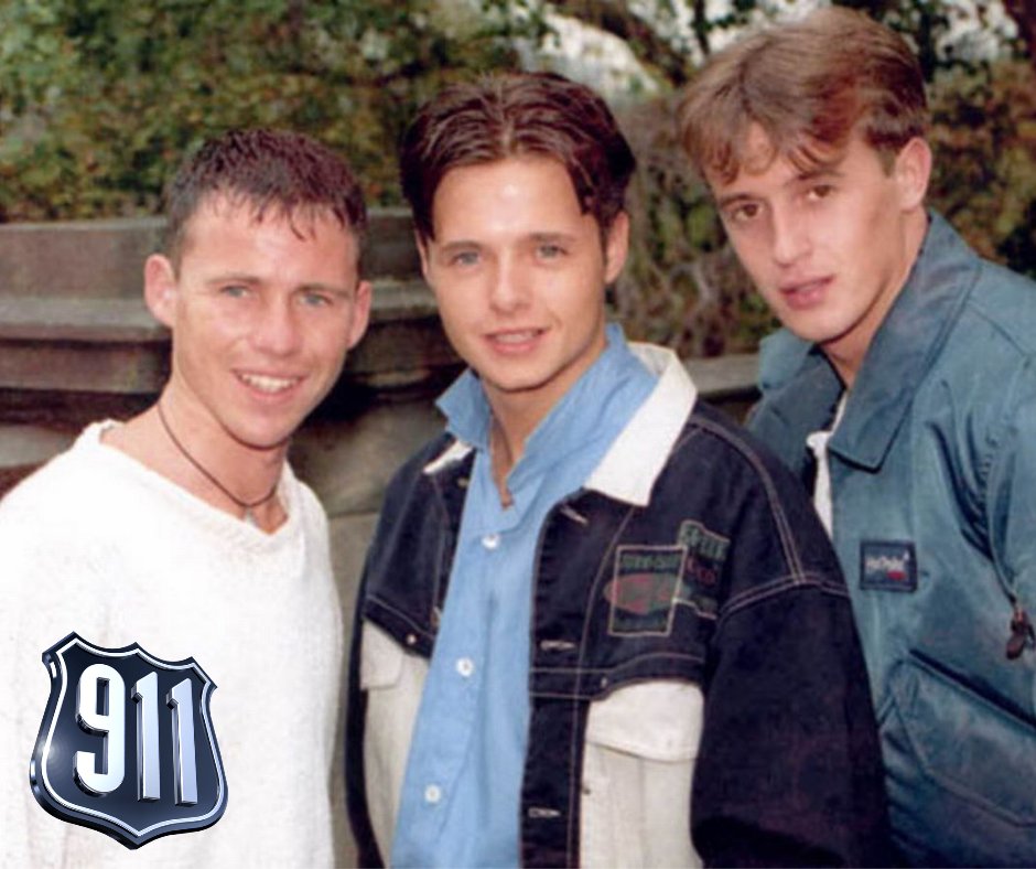 911official's tweet photo. We're throwing it right back to the early days with this one...
β’
β’
β’
#911 #leebrennan #jimmyconstable #spikedawbarn #90s #90sboyband #90smusic #boyband #bodyshakin #throwbackthursday https://t.co/FmqKZYHnZv