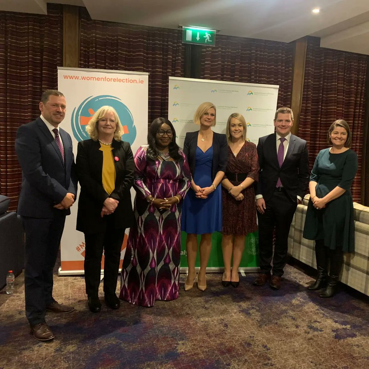 CllrClareClaff's tweet photo. It was an honour to be involved in last nights event as @peterburkefg launched the @women4election "Supporting more women for Local Election in Offaly". It was such an empowering evening to be surrounded by so many inspirational women 👊
#morewomenoffaly #moremna https://t.co/tbrrV1sXKj