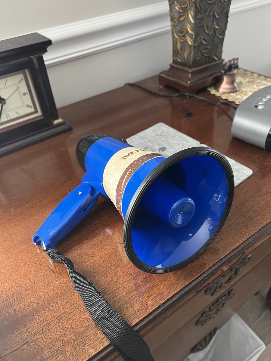 Today, my patient &amp; caregiver taught the residents with me more then I ever could. Their low-tech adaptations make his life more independent &amp; safe. #1 Fanny pack for quick access to inhaler  #2 Med timing system  #3 Shower shoes with grip #4 megaphone to amplify his voice