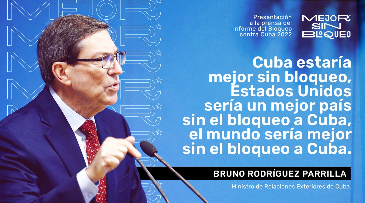 teleyradio's tweet photo. #Cuba : Mejor sin Bloqueo https://t.co/5ZhQr9XVKR