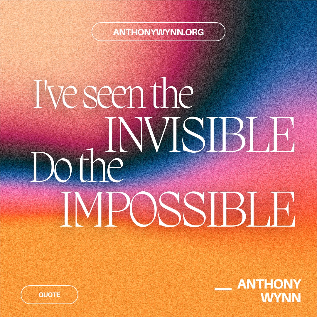 TheOasisMin's tweet photo. "I've seen the invisible do the impossible." -Pastor Anthony Wynn #quote #quotes #tgif https://t.co/SMEGtcxd9i