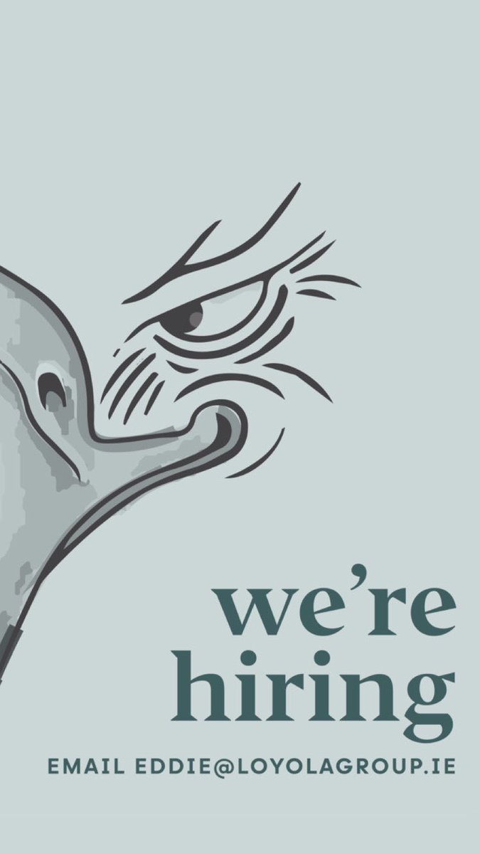 GroupLoyola's tweet photo. We’re hiring at The Greedy Eagle 🦅 #thegreedyeagle #jobfairy #loyolagroup https://t.co/vRH3375iUx