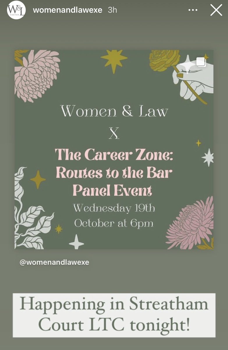CMacThatch's tweet image. Thank you @womenandlawEXE for inviting me to join the panel this evening and talk about my route to the Bar. Top tip for all aspiring Barristers: be yourself!