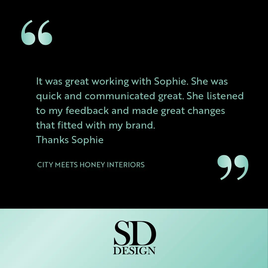 Sophieddesign's tweet photo. Feedback!
Some lovely feedback from a previous job, always makes my day reading these. 

In need of a logo design, branding or social media design. Message me now and I get you booked in. 

https://t.co/dihzL4dUgl

#wednesdaymotivation #graphicdesign #interiors #interiordreams https://t.co/SJfLsPZ4Ln
