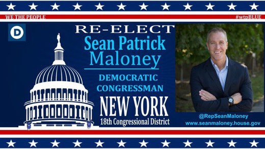 Sean Patrick Maloney (D) NY-18 “We must provide local law enforcement with the necessary resources to keep our communities safe I am proud that $160,000 in funding I pushed for is headed for the Hudson Valley for safety equipment” #wtpBLUE #ONEV1 #FreshResists #DemVoice1